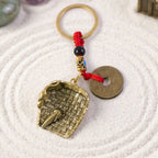 ALVENZA Feng Shui Lucky Coin Keychain – Prosperity and Good Fortune