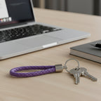 ALVENZA Braided Loop Keychain Set – 4-Piece Stylish Key Organizer for Daily Use