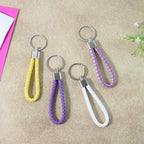 ALVENZA Braided Loop Keychain Set – 4-Piece Stylish Key Organizer for Daily Use
