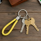 ALVENZA Braided Loop Keychain Set – 4-Piece Stylish Key Organizer for Daily Use