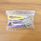 ALVENZA Braided Loop Keychain Set – 4-Piece Stylish Key Organizer for Daily Use