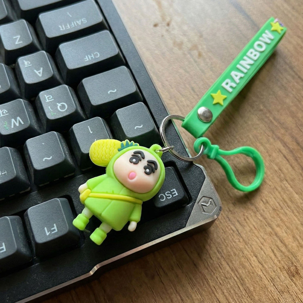 ALVENZA Cute Cartoon Doll Keychain – Vibrant & Lightweight Accessory
