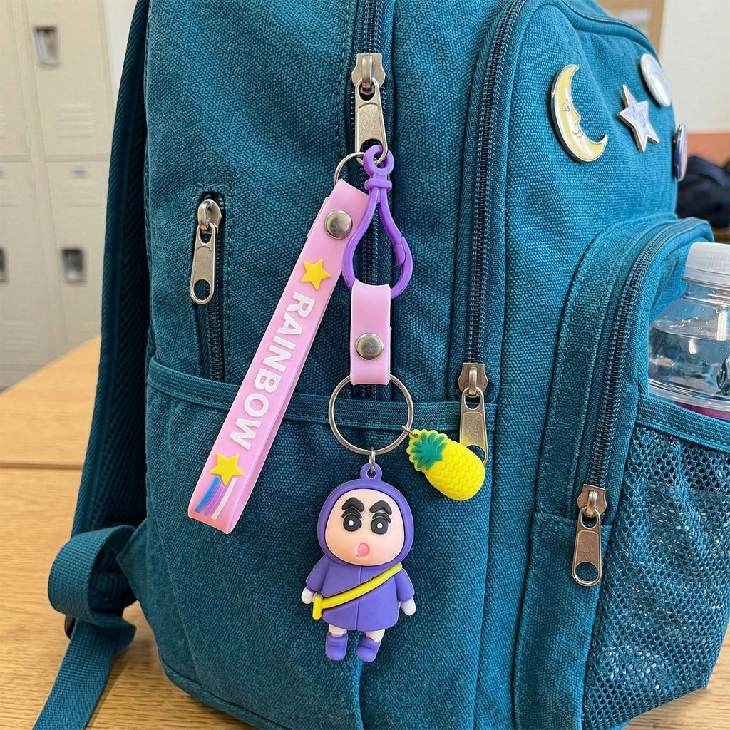 ALVENZA Cute Cartoon Doll Keychain – Vibrant & Lightweight Accessory