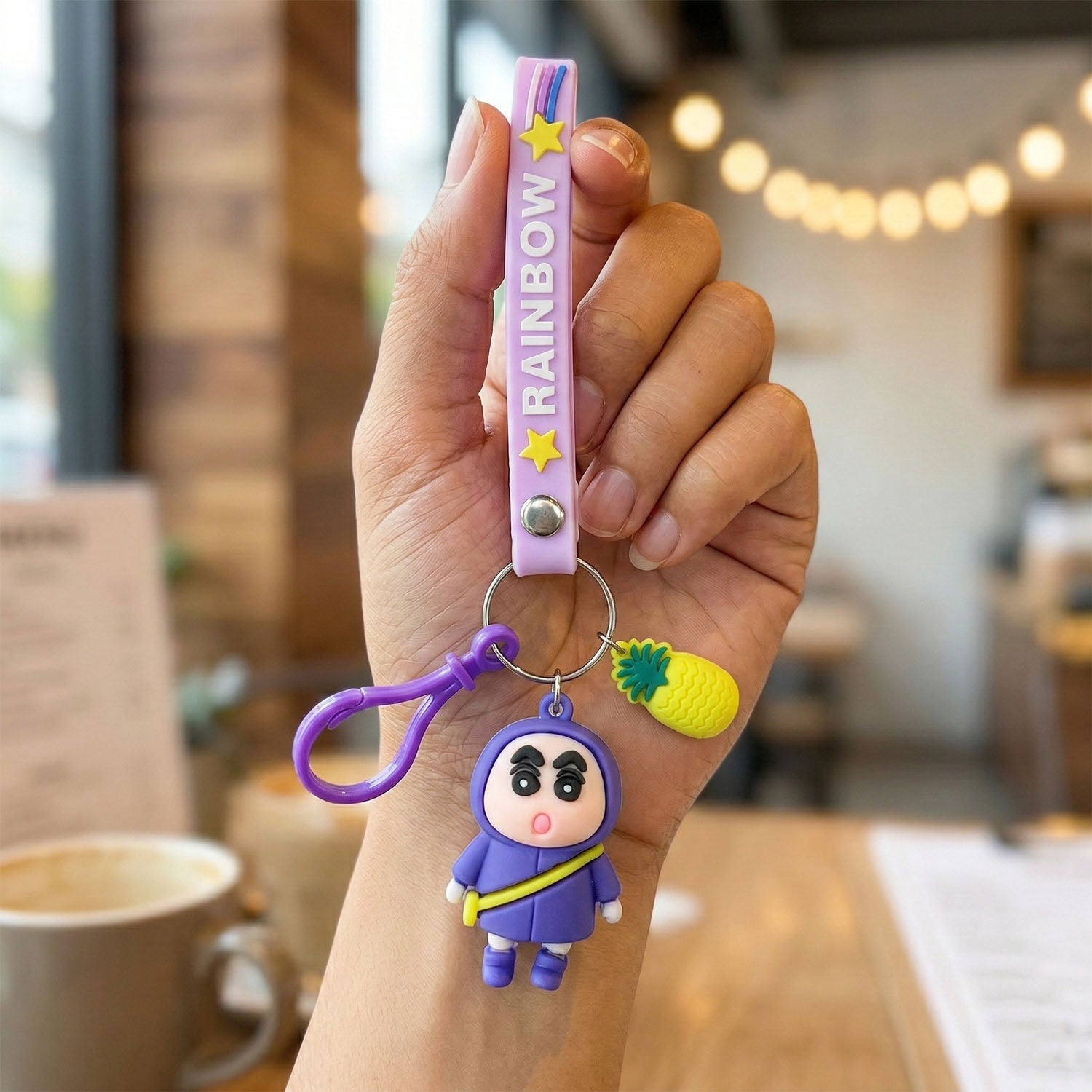 ALVENZA Cute Cartoon Doll Keychain – Vibrant & Lightweight Accessory