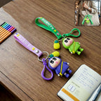ALVENZA Cute Cartoon Doll Keychain – Vibrant & Lightweight Accessory