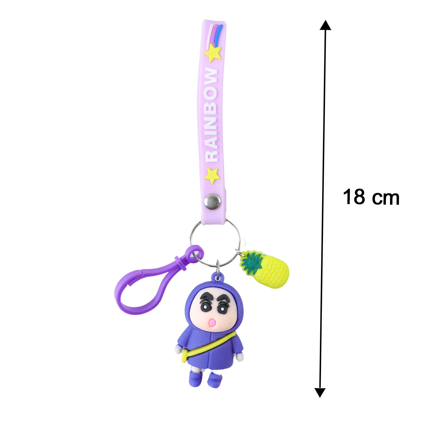 ALVENZA Cute Cartoon Doll Keychain – Vibrant & Lightweight Accessory