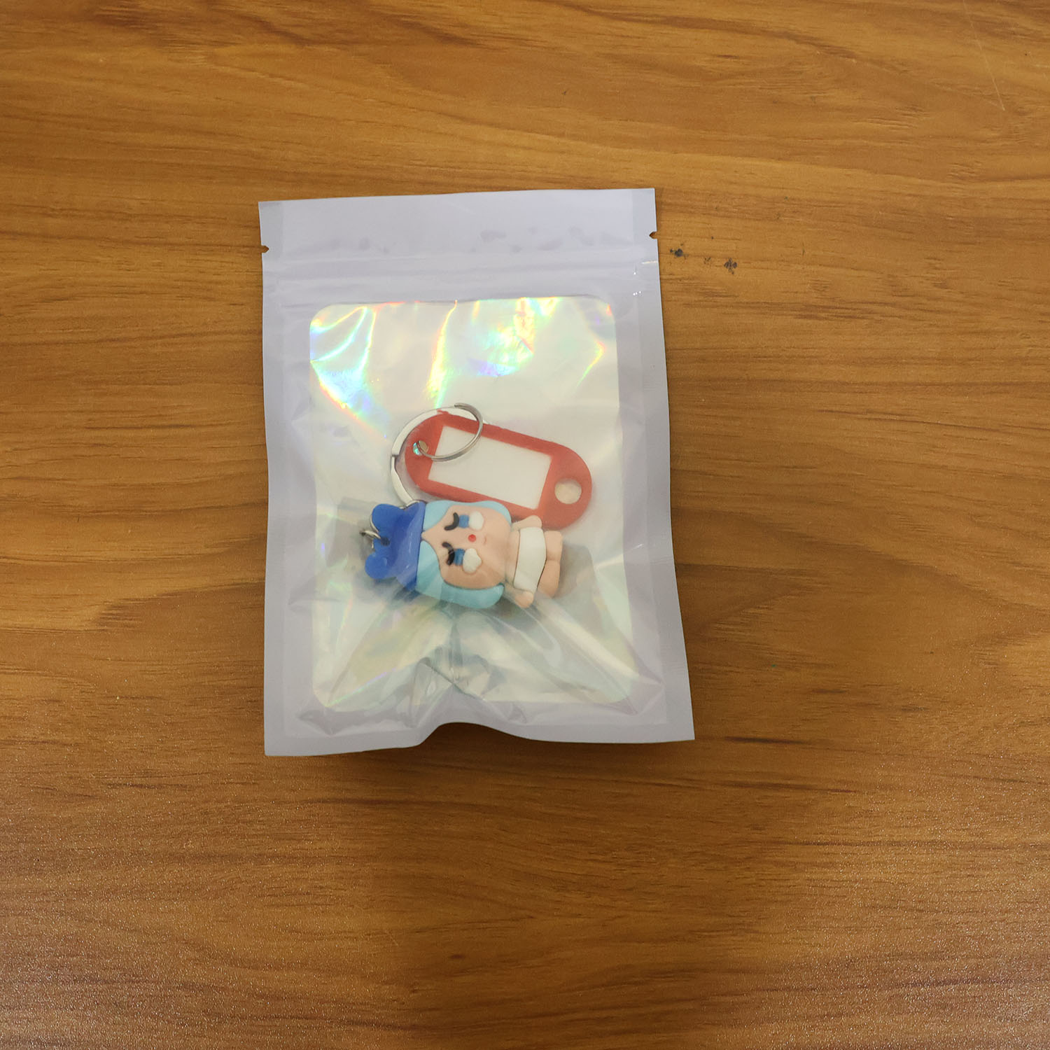 ALVENZA Cartoon Baby Character Keychain – Label Tag Holder for Easy ID