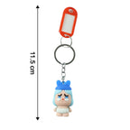 ALVENZA Cartoon Baby Character Keychain – Label Tag Holder for Easy ID