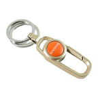 ALVENZA Metal Keychain Carabiner Clip – Durable Key Holder with Dual Rings