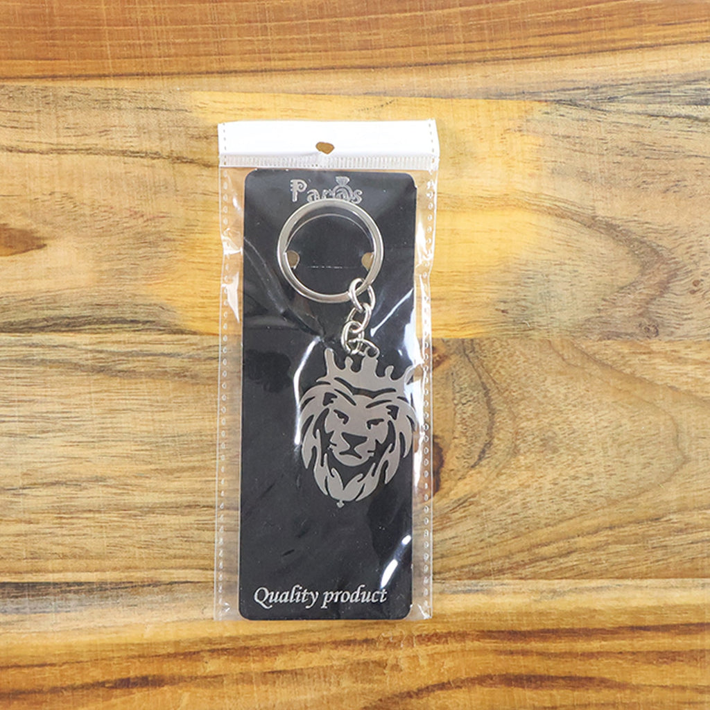 ALVENZA Lion Head Keychain – Stainless Steel Durable Crown Design