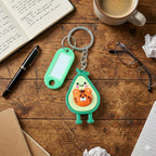 ALVENZA Cartoon Character Keychain – Decorative ID Tag Accessory