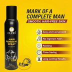 Hair Removal Spray – Fast & Painless Body Hair Removal with Aloe Vera