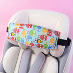 ALVENZA Baby Car Seat Head Support Strap – Adjustable Padded Comfort