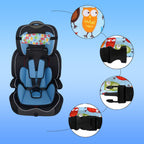 ALVENZA Baby Car Seat Head Support Strap – Adjustable Padded Comfort