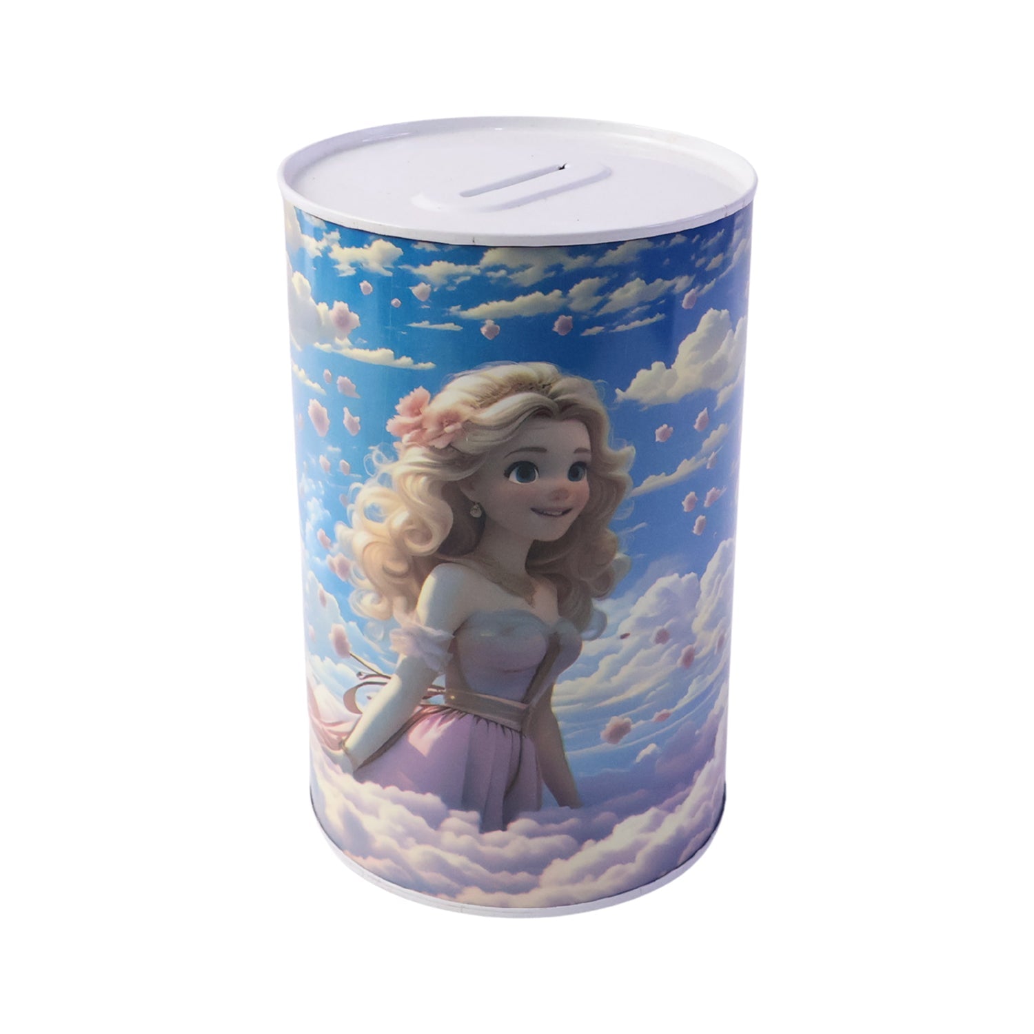 Kids Money Bank Durable Princess Saving Box for Children - Back View