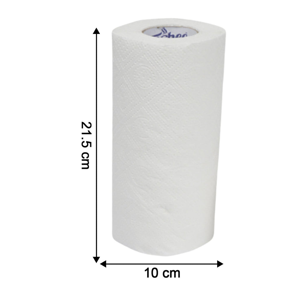 Super-Absorbent Kitchen Roll – 4 Rolls with 240 Sheets