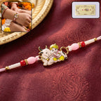 ALVENZA Krishna with Cow Designer Rakhi – Traditional & Comfortable for Brother