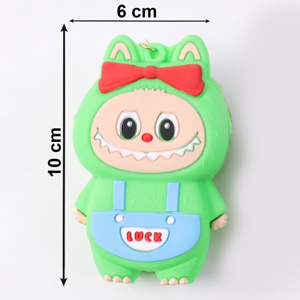 Mini Pouch Keychain Compact Silicone Storage for Essentials - Detail View 6