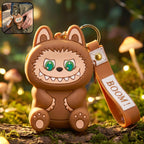 Mini Silicone Pouch Keychain Cute Cartoon Style for Daily Use