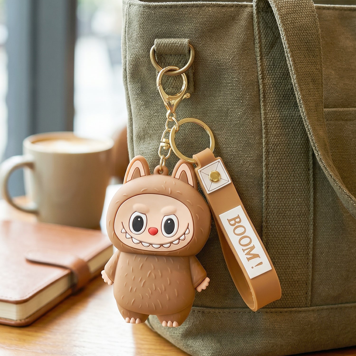 Mini Pouch Keychain Cute Cartoon Design for Daily Use - Detail View 7