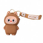 Mini Pouch Keychain Cute Cartoon Design for Daily Use - Back View