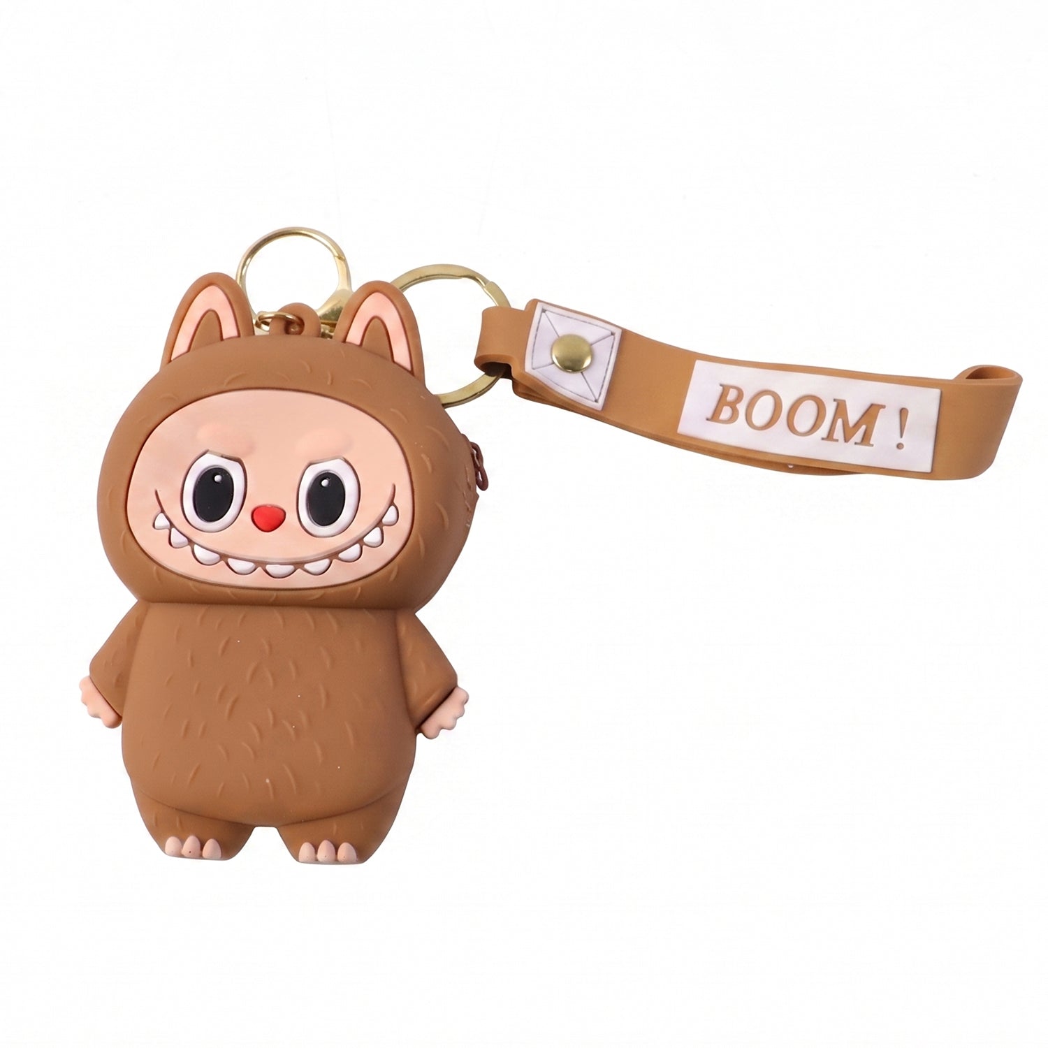 Mini Pouch Keychain Cute Cartoon Design for Daily Use - Back View
