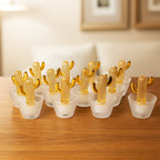 ALVENZA Cactus LED Tealight Candles – Unique Flameless Decorative Set