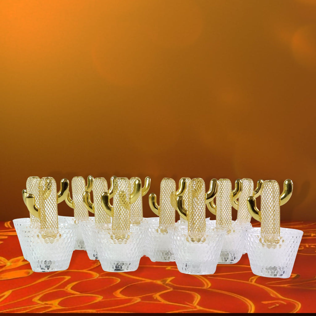 ALVENZA Cactus LED Tealight Candles – Unique Flameless Decorative Set