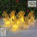 ALVENZA Cactus LED Tealight Candles – Unique Flameless Decorative Set