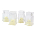 ALVENZA LED Flameless Lantern Candles – Safe Warm Glow Set of 4