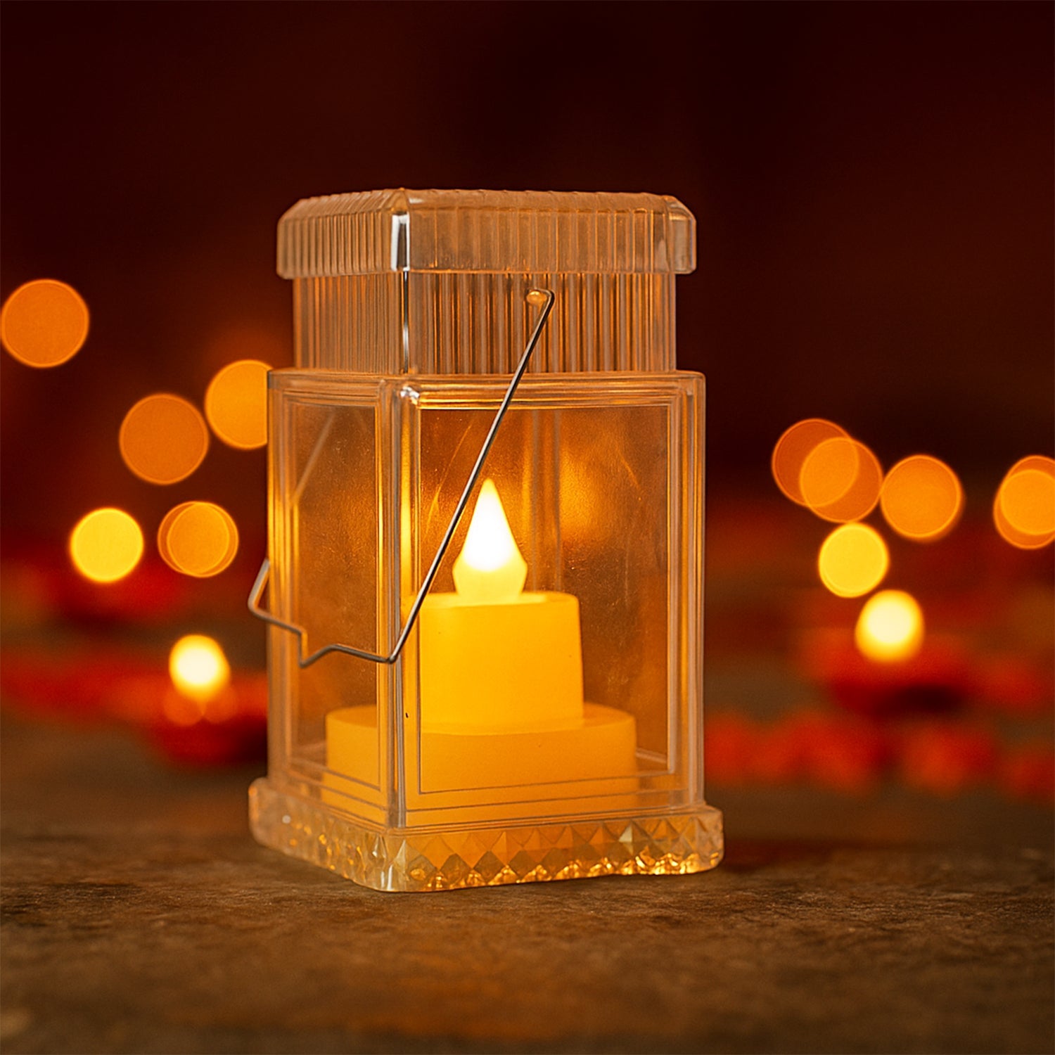 ALVENZA LED Flameless Lantern Candles – Safe Warm Glow Set of 4