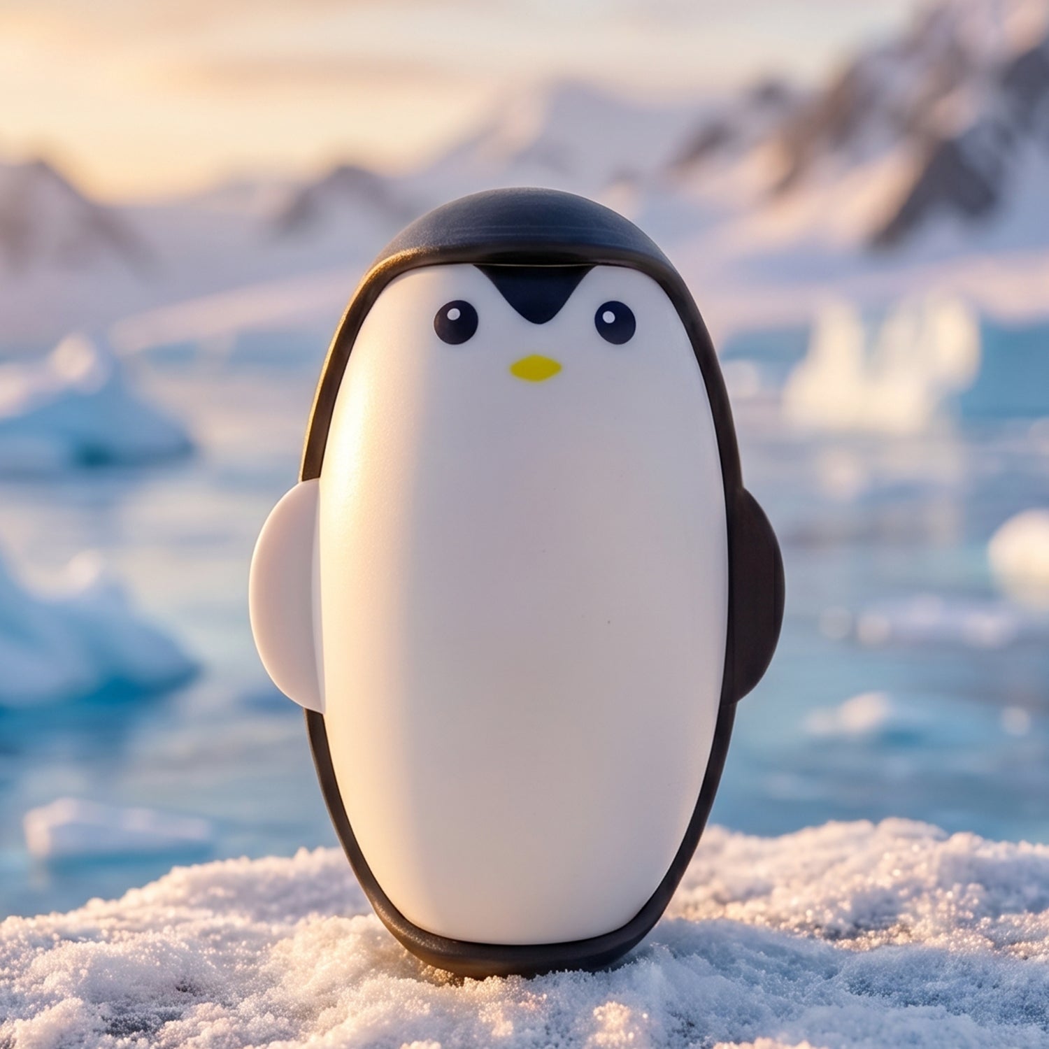 Reusable Penguin Lint Roller Eco-friendly & Compact Cleaning Solution - Back View