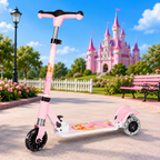 ALVENZA KIXY Glow 3 Wheel Foldable Kids Scooter with LED Wheels, Folding Mechanism & Adjustable Handlebar