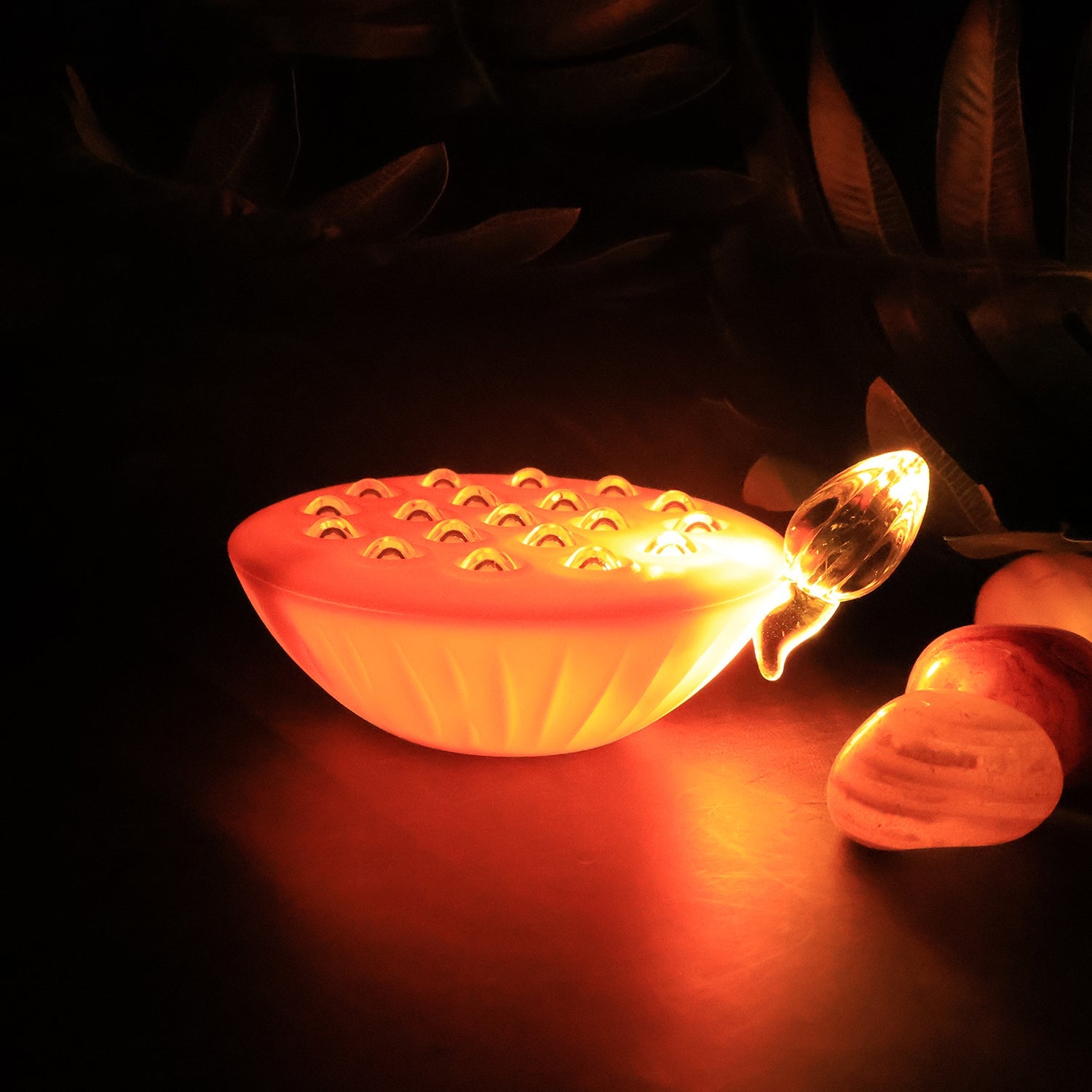 ALVENZA Lotus Canopy LED Decorative Lamps – Set of 12 Multicolor Flameless Lights