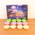 ALVENZA Lotus Canopy LED Decorative Lamps – Set of 12 Multicolor Flameless Lights