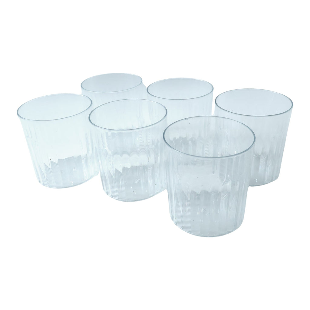 Glass Drinking Set Stylish & Durable 6-piece 300ml Glassware - Detail View 5