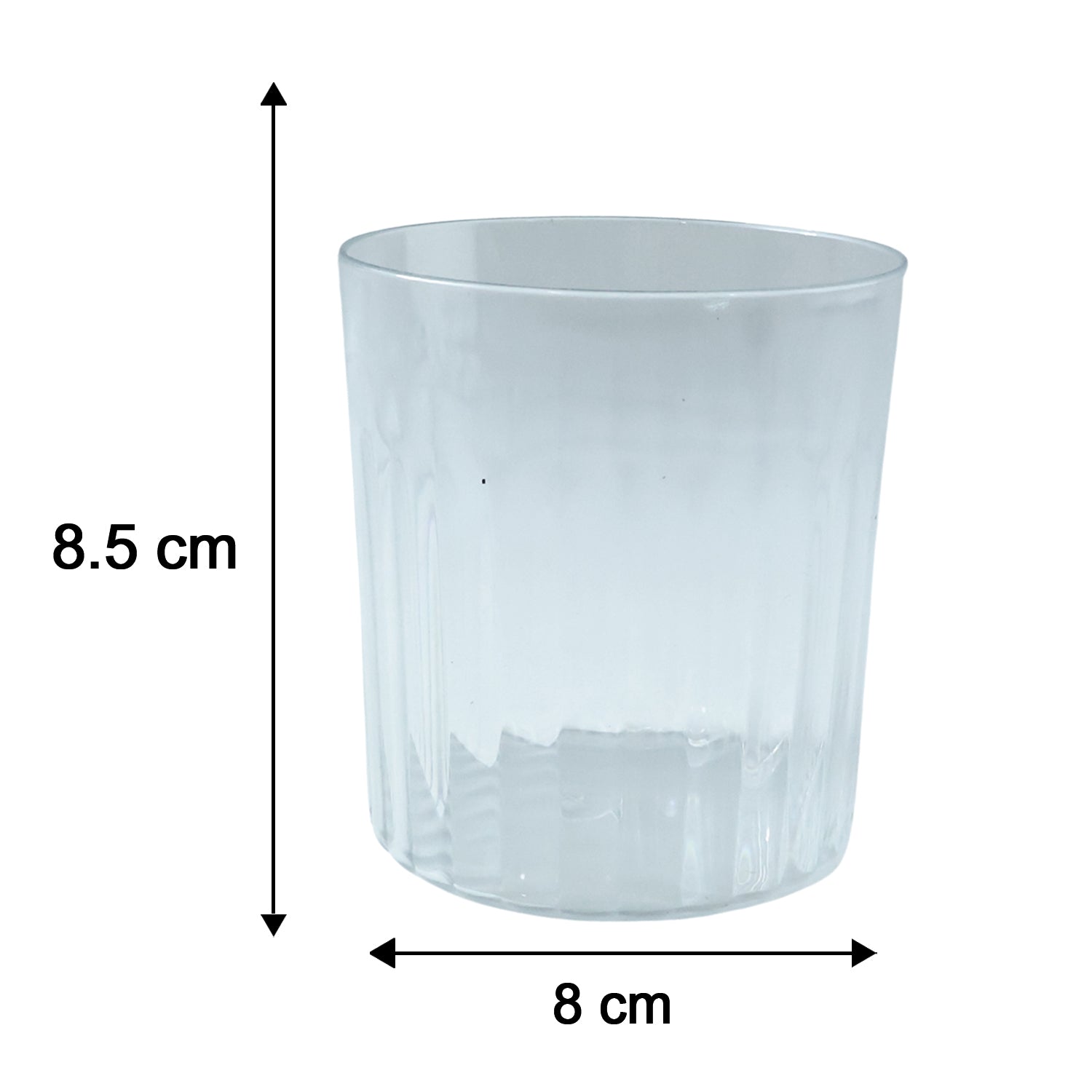 Glass Drinking Set Stylish & Durable 6-piece 300ml Glassware - Detail View 6
