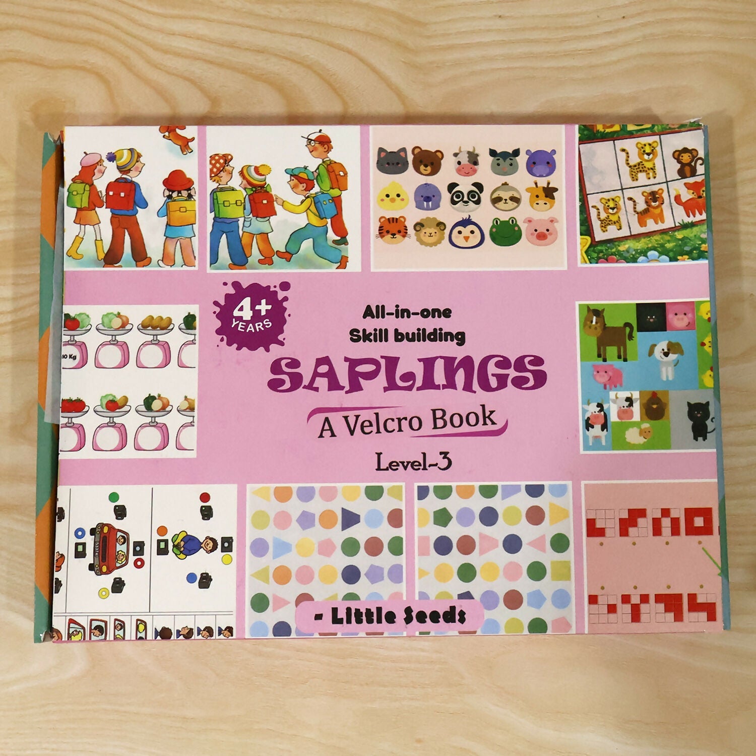 ALVENZA Velcro Activity Book for Kids – Interactive Learning Fun for 4+