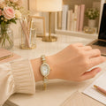 Women's Elegant Crystal Bracelet Watch – Assorted Dial Designs for Special Occasions