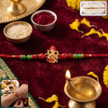 ALVENZA Ganesha Rakhi – Elegant Designer Festive Wrist Jewelry