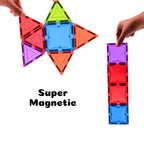 ALVENZA Magnetic Building Tiles – 32-Piece STEM Learning Toy Set
