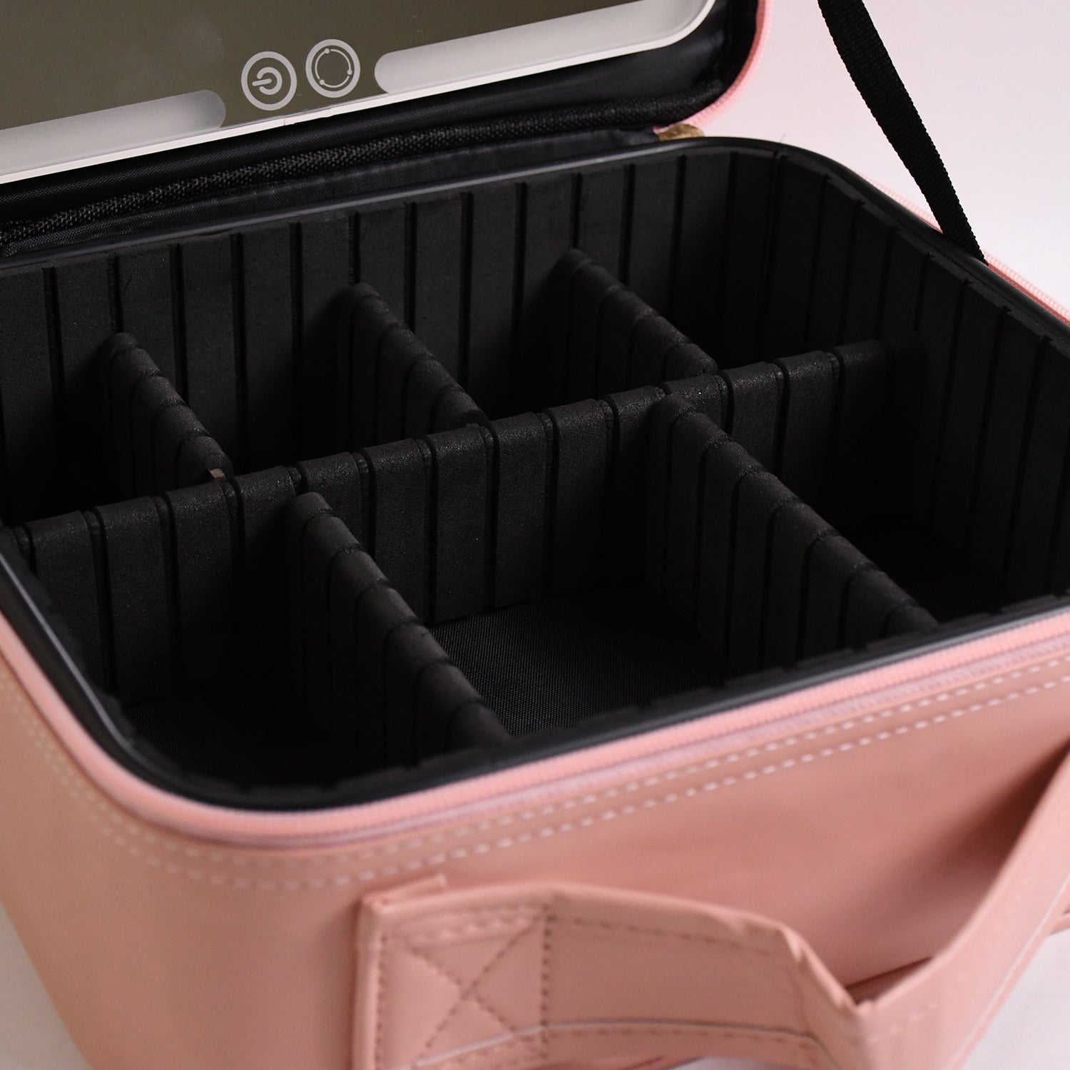 LED Light Makeup Organizer Box – USB Rechargeable & Portable
