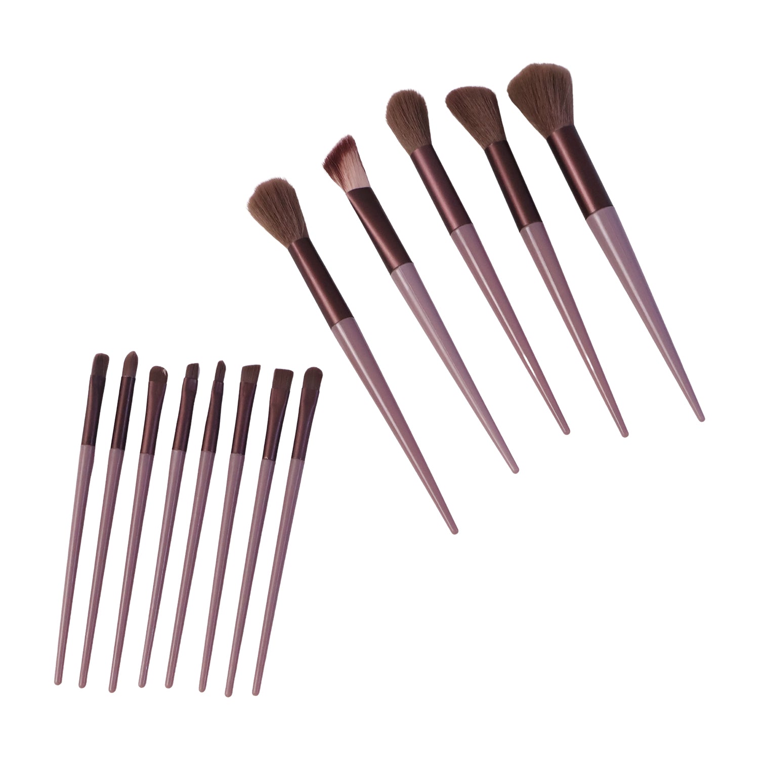 Professional Makeup Brush Set Complete 13-Piece Collection with Pouch - Detail View 5