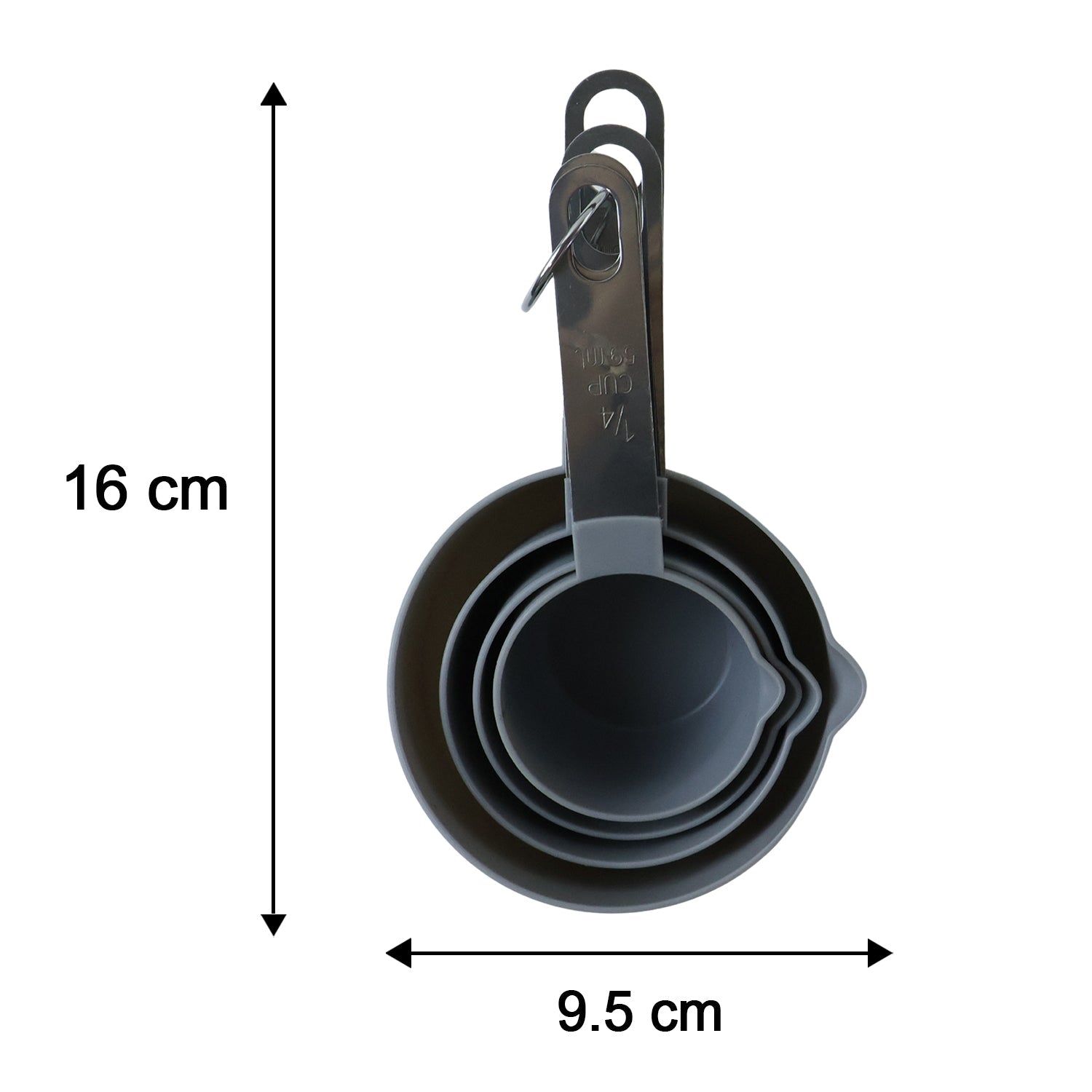Plastic Measuring Cups and Spoons Set Accurate Kitchen Tools - Detail View 6