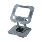 ALVENZA Foldable Metal Phone & Tablet Stand – Adjustable & Portable Desktop Support