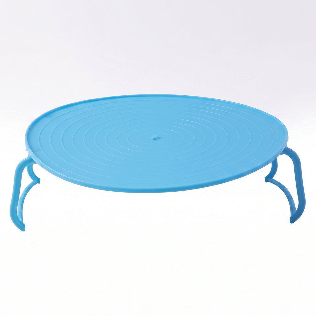 Non-Slip Plastic Microwave Tray Even Heating & Stable Serving - Back View