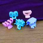 Hair Clips for Girls Colorful Mini 3-Piece Set | Calm & Curl - Detail View 7