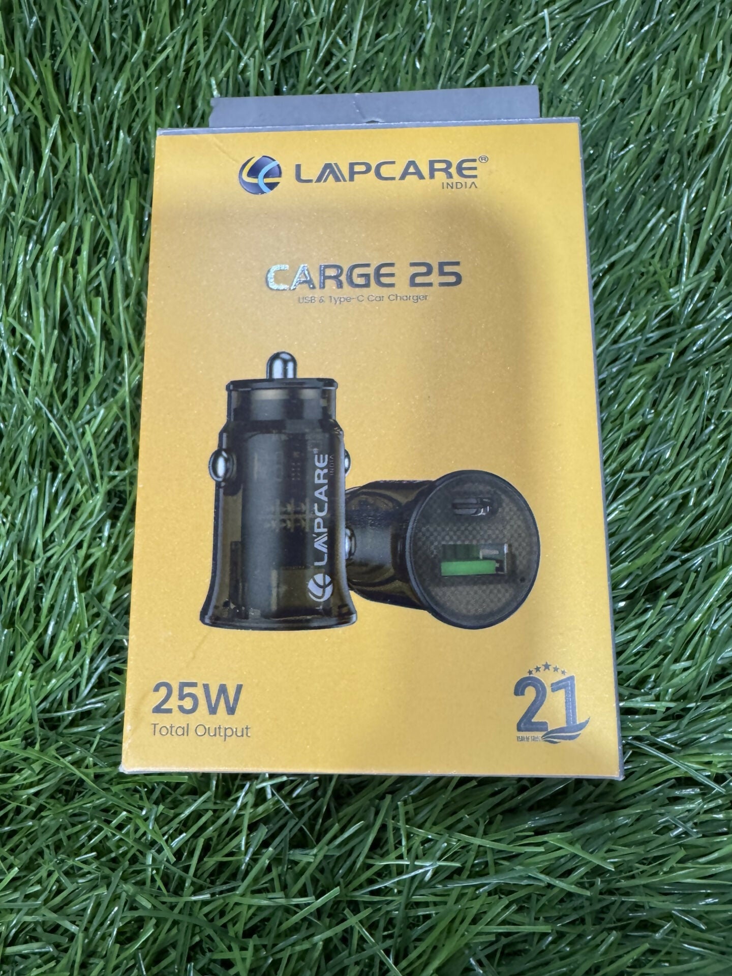 ALVENZA Car Charger 25W – Fast & Compact USB Type-C Adapter