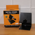 ALVENZA Foldable Metal Mobile & Tablet Stand – Sturdy and Portable Design