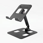ALVENZA Adjustable Metal Mobile Stand – Foldable & Stable Desk Holder